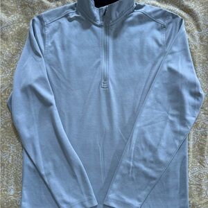 Men's Light Gray Quarter-Zip
